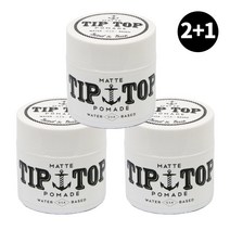 TIP TOP 팁탑 매트 포마드 헤어왁스, 4.25oz(120g) x 3개