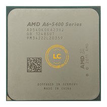 AMD A6-Series A6 5400 3.6 GHz 듀얼 코어 CPU 프로세서 AD540BOKA23HJ / 소켓 FM2, 한개옵션0