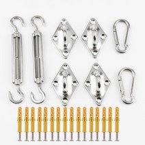 쉘터천막 야외 방수 그늘 항해 정원 해변 캠핑 테라스 풀 텐트, 03 Accessories 4_07 3x5m