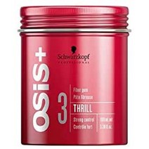 독일 Schwarzkopf OSiS 스릴 섬유 껌 헤어 왁스 용기 100ml, 2팩100ml 2개