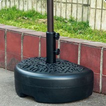 하프파라솔 물통받침대, 블랙