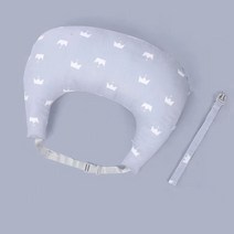 임산부 바디필로우 임신 베개 위한 모유 수유 간호 출산 모유 수유 쿠션 수유, 회색 왕관