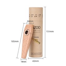 악기나무 카주 플루트 기타 우쿨렐레 반주 연주하는 초보자는 간단하게 악기 배우기, [01] 살구, 01 살구