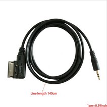 음악 인터페이스 MMI ~ 3.5mm 오디오 AUX MP3 어댑터 케이블 (audi A3 용) A4 A5 A6 A8 Q3 Q5 Q7 DY001