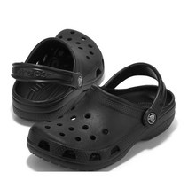 [에스마켓] [편집샵 ][크록스] 키즈 클래식 클로그 블랙 204536-001