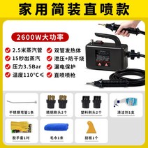 스팀 해빙기 순간 수도 건 고온 에어 해빙 고압 히터, 2600W-가정용직분사 블랙