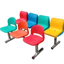 의자 벤치 공원 야구장 버스정류장 의자 플라스틱, FRP 5명