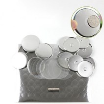 DIY 원형 버튼 뱃지 메이커 프레스 키트 만들기 기계 100세트 부속포함, 58mm냉장고자석 50세트