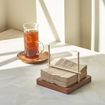 원목 황동 냅킨꽂이 홀더