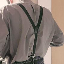 컬러 남자멜빵 끈 멜빵벨트 성인용 검정