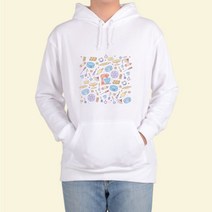 ATOGATO 카페 창업 용품들 맞춤 후드티, 후드티그레이