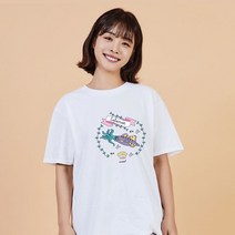 키밍 오징어 반팔면티 귀여운캐릭터티