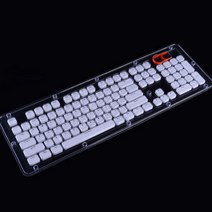 104 키 레이아웃 로우 프로파일 키캡 키보드자판배열 키보드윤활공방 키캡보따리, WHITE, 한개옵션2