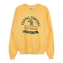 [라벨루쏘] [와일드 동키] 베스탈 맨투맨 FG VESTAL WASHED YELLOW