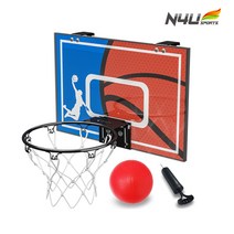 엔포유 미니 농구대 실내 농구골대 문틀 벽걸이용, 농구골대 N4U-BK4