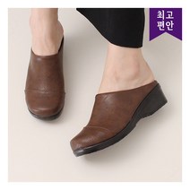 [호박슈즈] 4.5cm 국내생산 민자 사무실 굽슬리퍼 111578