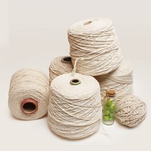 마크라메실 마크라메재료 파이핑실 빠이삥실 면로프, 130m, 마크라메실_대용량-90합, 1개