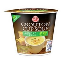 오뚜기 크루통 컵스프 콘크림, 27g, 10개