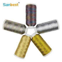 금색실 은색실 옷수선 수선실 sanbest 6 가닥 속 직조 반짝이 효과 보석 diy, 125
