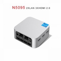Chatreey-인텔 셀러론 미니 PC 포켓 컴퓨터 쿼드코어 N5105 팬리스 N5095 3xHDMI 2.0 2xEthernet windows 11, 8G RAM 128G SSD, AU
