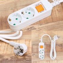 멀티콘센트 2구 1M 콘센트2구 여행용멀티탭 2구콘센트 일반멀티탭 멀티2구