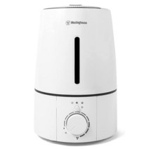Westinghouse Cool Mist 초음파 가습기 3리터 용량 LED 야간 조명 및 저수 알람 조용한 아로마테라피 디퓨저, 3L Ultrasonic Humidifier with
