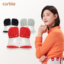 에이블루 [본사 정품] 커블체어 그랜드/ 커블체어 와이더/ 커블체어 키즈/ 커블체어 컴피 _ 바른자세교정의자, 그랜드 레드