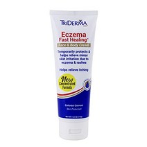 TriDerma 습진 빠른 치유 얼굴 및 바디 크림 최대 강도 가려움증 앰프 발진 완화 119g 구급 응급용품
