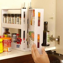 양념통정리대 주방 회전트레이 조미료 선반, 옵션명, 조미료 보관 회전랙