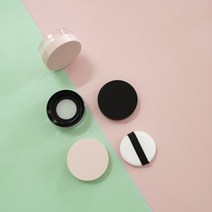 10g 캡타입 휴대용 실속탄력망 후추파우더 빈케이스 리페어파우더 소분케이스 퍼프, 색깔3