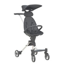 초경량 양대면 접이식 휴대용 유모차 (블랙) 기내용유모차 휴대용유모차