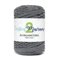 [니뜨]코튼 마크라메2실(250g) (10+1) + 도안제공(QR), 06_스모크