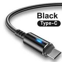 USB c형 고속 충전 와이어 3A 마이크로 케이블 샤오미 mi10 레드미 노트 10 프로 휴대폰용, 04 Type c Black_03 2m