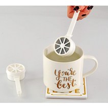 HomeX 전자레인지 원 컵 커피 메이커 따르기 쉬운 전자레인지 커피 브루어 싱글 커피 서버 퀵 커피 메이커 BPA 프리 식기세척기 사용 가능(2개 세트)