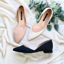 트렌드온 T86333 오픈슈즈 사이드오픈 단화 2cm