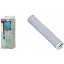 도레이 토레 정수 샤워 트레이 샤워 헤드 RS52-BG 블루 그린 + 트레 샤워 RS51 / RS52 용 교체 카트리지, 1