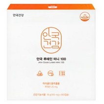 안국건강 루테인 미니100 + 쇼핑백 선물세트, 180정, 70개