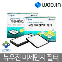 우진필터 뉴우진 미세먼지필터 에어컨필터, 현대 코나 EV MH06-1