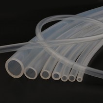 유압호스 고압 1미터 식품 등급 실리콘 튜브 2 ~ 21mm 투명 호스 유연한 고무 내열성 식수 파이프, 01 100cm_09 6 x 10mm