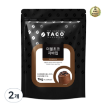 라이브잇 타코 더블초코 자바칩 프라페 믹스 파우더, 30개, 1개입, 1kg