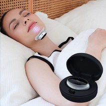 Pealy 코골이방지기 스마트 목 마사지기 TENS기술 이중 펄스 3단 조절, 1개