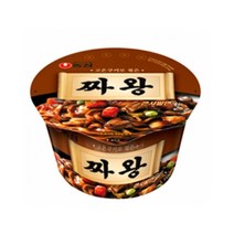 농심 짜왕 큰사발 105g x 12 컵
