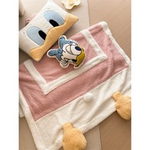 2022 차렵 쇼파 양털 두꺼운 사무실 담요 디즈니 도날드덕 캐릭터