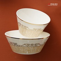 한국도자기 결 공기 1p 본차이나 식기 그릇, 단품