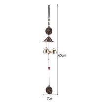 현관문종 풍경종 벨 carillon wind chime 펜던트 발코니 야외 마당 정원, 길조