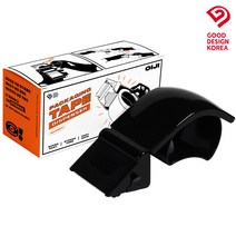 OIJI 패키징 테이프 디스펜서 3세대, 블랙, 4개