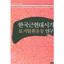 한국근현대시기 토지탈환운동 연구, 선인, 박이준 저