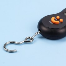 용수철저울 매달림 휴대용 손저울 저울 LCD 디지털 백라이트 전자 포켓 스케일 50Kg 10g 휴대용 수하물, 한개옵션0