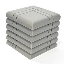 가정용방음부스 방진패드 흡음 테이프 보드 1020pcs 어쿠스틱 폼 패널 벽 패드 룸, 회색, 20개