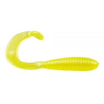 Bobby Garland Crappie Baits 하이퍼 그럽 컬리 테일 스윔 베이트 크래피 낚시 미끼 5.1cm(2인치) 18개 팩 일렉트릭 치킨 (BG2HG21918), Pearl Chartreuse